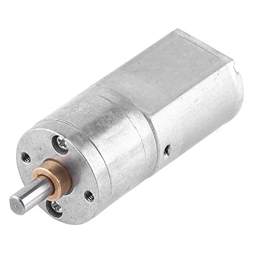 DEWIN DC 12V Getriebemotor, 20mm Elektrischer Getriebemotor mit Hoher Drehmomentreduzierung Zubehörwerkzeug 15 RPM von DEWIN