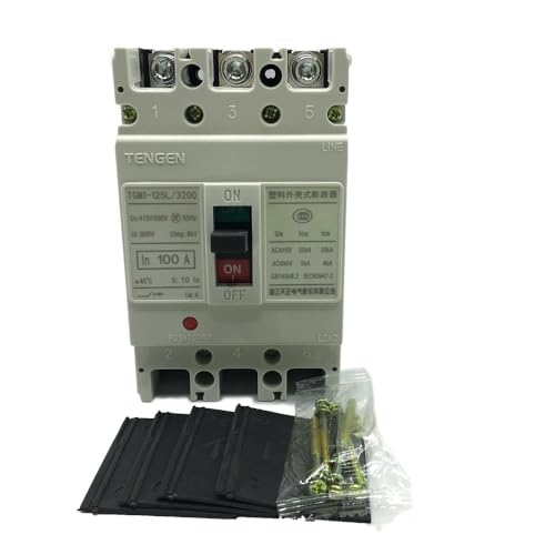 DEWIN DC Leitungsschutzschalter 100A, DC-Leistungsschalter MCCB Gehäuse Solar Batterie Hauptschalter Batterie Trennschalter 3P 250A DEWIN DC Leitungsschutzschalter 100A, DC-Leistungsschalter MCCB Gehäuse Solar Batterie Hauptschalter Batterie Trennschalter 3P 250A von DEWIN