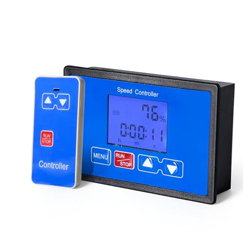DEWIN Drehzahlregler, LCD Anzeige 0-100% Einstellbare Drahtlose Fernbedienung DC Motor Drehzahlregler DC 6,5-55V 30A DEWIN Drehzahlregler, LCD Anzeige 0-100% Einstellbare Drahtlose Fernbedienung DC Motor Drehzahlregler DC 6,5-55V 30A von DEWIN
