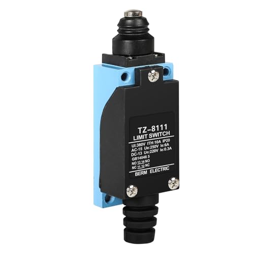 DEWIN Endschalter, TZ-8111 Selbstrückstellender Endschalter Micro Schalter Direktdruckkolben Mikrowegschalter 6A AC250V von DEWIN