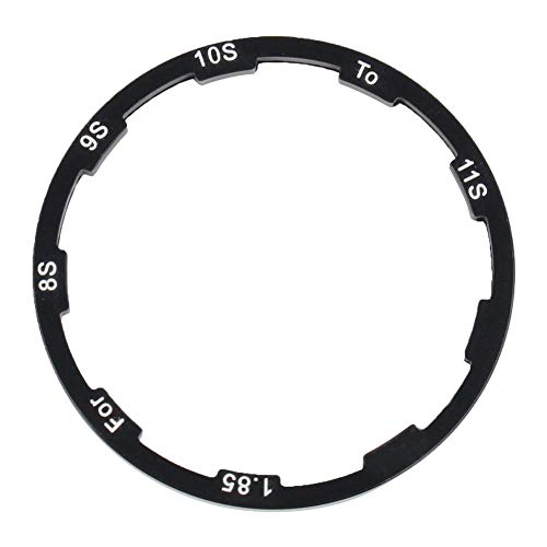 DEWIN Fahrrad Spacer, Hub Spacer Mountain Road Bike Schwungrad Hub Spacer Fahrrad Tretlager Unterlegscheibe Achsscheibendichtung (1.85mm) von DEWIN