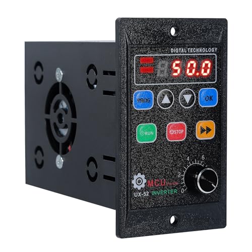 DEWIN Frequenzumrichter, VFD Frequenzumrichter 230V 1 Phasen Eingang 3 Phasen Ausgang VFD Drehzahlregler zur Motordrehzahlregelung 1100W AC 220V DEWIN Frequenzumrichter, VFD Frequenzumrichter 230V 1 Phasen Eingang 3 Phasen Ausgang VFD Drehzahlregler zur Motordrehzahlregelung 1100W AC 220V von DEWIN