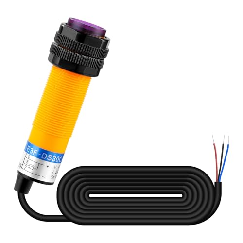 DEWIN Infrarot-Näherungssensor, Näherungsschalter Infrarot Reflexions Lichtschrankensensor NPN 3-Draht Normalerweise Offen 5-30cm DC 10V-30V DEWIN Infrarot-Näherungssensor, Näherungsschalter Infrarot Reflexions Lichtschrankensensor NPN 3-Draht Normalerweise Offen 5-30cm DC 10V-30V von DEWIN