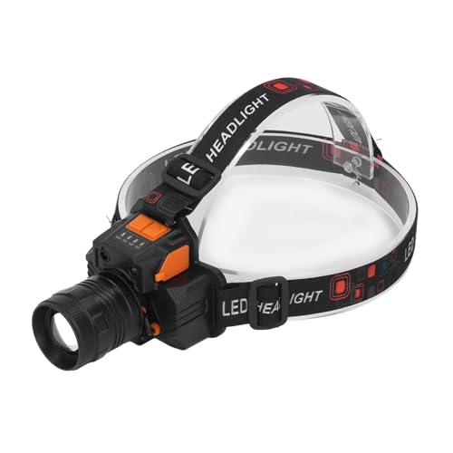DEWIN LED-Stirnlampe, Stirnlampe USB wiederaufladbar 3 Lichtmodi LED-Linse 1500lm Stirnlampe für Notfall-Camping-Fischen von DEWIN
