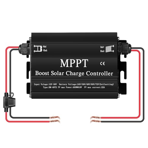 DEWIN MPPT Laderegler, Solar Laderegler MPPT Boost Solarladeregler 24V 36V 48V 60V 72V Spannungsregler Solar Regler für Elektrofahrzeuge 400W DEWIN MPPT Laderegler, Solar Laderegler MPPT Boost Solarladeregler 24V 36V 48V 60V 72V Spannungsregler Solar Regler für Elektrofahrzeuge 400W von DEWIN