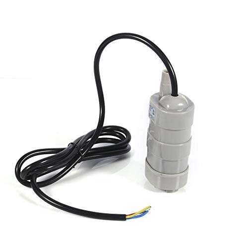 DEWIN Micro Submersible Water Pump, Mini DC 12V Vertikale Tauchmotorwasserpumpe 1000L/H for Aquarium Fischteich (Größe : 1.5M Schwarze Blanke Linie) von DEWIN