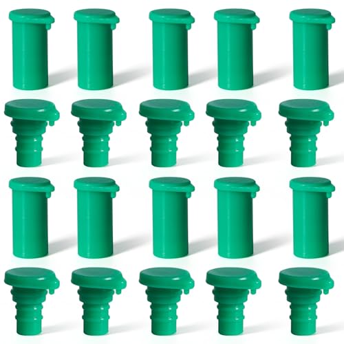 DEWIN Photovoltaik Solar Stecker Staubstecker, Stecker Endkappen für Solarpanel Stecker Solar Stecker Gummi Schutzabdeckung 10 Paar (Farbe: Grün) von DEWIN