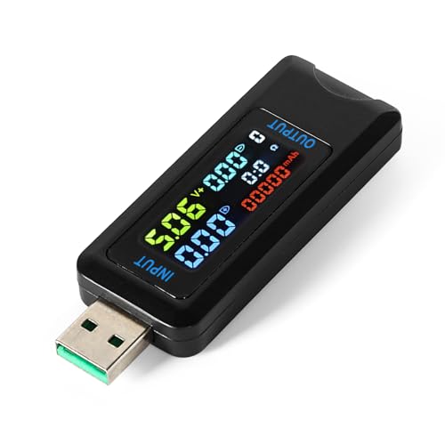 DEWIN USB Tester Messgerät, Multifunktions USB Tester Spannung Strom Power Meter Voltmeter Amperemeter Detektor Power Bank Ladegerät Anzeige DEWIN USB Tester Messgerät, Multifunktions USB Tester Spannung Strom Power Meter Voltmeter Amperemeter Detektor Power Bank Ladegerät Anzeige von DEWIN