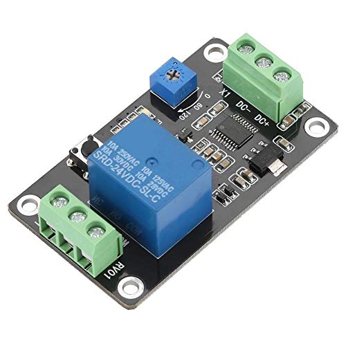 DEWIN Verzögerungszeitrelais, Verzögerung Zeitrelais Selbsthemmung Verzögerung Ein Aus Zeitschalter Super 555 Timer DC 24V von DEWIN