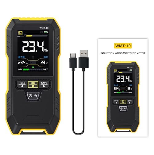 DEWIN WMT-10 Holzfeuchtemessgerät, Holzbeton-Gebäudefeuchtemessgerät unterstützt das Speichern und Aufzeichnen von Daten DEWIN WMT-10 Holzfeuchtemessgerät, Holzbeton-Gebäudefeuchtemessgerät unterstützt das Speichern und Aufzeichnen von Daten von DEWIN