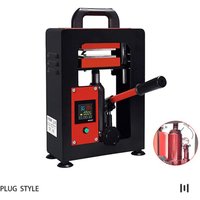 10T, manuelle hydraulische Wärmepresse, Doppelheizplatte, Kolophonium-Extraktionsmaschine, 6 x 12 cm, eu - Dewin von DEWIN