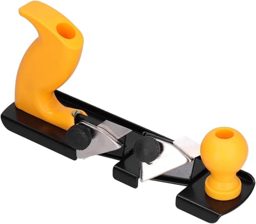 Dewin Handplaner für Holz, Holzbearbeitungskante Eckabflachungswerkzeug Abs Handbuch Holzbearbeitung Planer für schnelle Kanten Trimmen von DEWIN