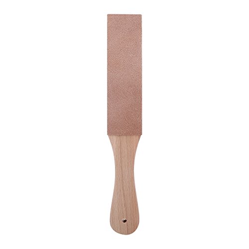 DEWIN Handmade Messer - Messer Strop Holzgriff Leder Craft Polnisch Schärfen Strop Sharpener Handmade für Messer Messer von DEWIN