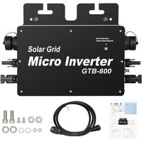 Solar Grid Tie Micro Inverter Wasserdichter Solarwechselrichter mit WiFi app Monitor AC220V 800W - Dewin von DEWIN