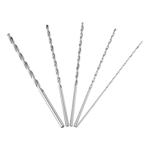 DEWIN Spiralbohrer Set Extra Lange,5pcs 160mm Bohrer Extra Langer HSS Hochgeschwindigkeitsstahl Gerade Shank-Auger-Bohrer-Bit-Sets Spiralholzbohrer Set für Bohrwerkzeug Holz Metall 2-5mm DEWIN Spiralbohrer Set Extra Lange,5pcs 160mm Bohrer Extra Langer HSS Hochgeschwindigkeitsstahl Gerade Shank-Auger-Bohrer-Bit-Sets Spiralholzbohrer Set für Bohrwerkzeug Holz Metall 2-5mm von DEWIN