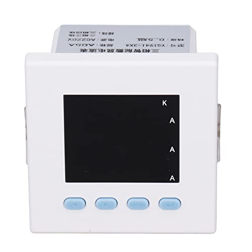 Digitaler Stromzähler, 3-Phasen-Amperemeter mit intelligentem ABS-Flammschutzgehäuse für die Verteilungsautomatisierung AC220V Digitaler Stromzähler, 3-Phasen-Amperemeter mit intelligentem ABS-Flammschutzgehäuse für die Verteilungsautomatisierung AC220V von DEWIN