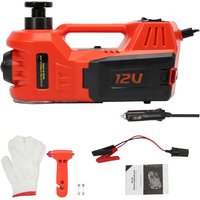 Elektrischer hydraulischer Wagenheber – verbessertes 4-in-1-Wagenheber-Hebeset für 5 Tonnen Fahrzeuganhänger, LKW-Wagenheber, Reifenwechsel- und von DEWIN