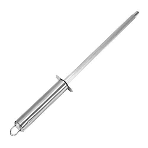 Messerschärfer - Anspitzer Bar Professionelle Klinge aus Edelstahl Messerschärfer Stab Küchenhandwerkzeuge mit Griff(#1) von DEWIN