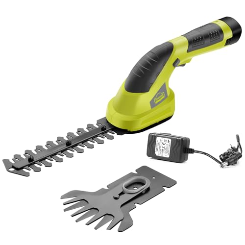 DEWINNER Akku Gras- und Strauchschere, 7,2 V 1,5 Ah Lithium, 170 mm Schnittlänge,Messerabstand 100 mm,Strauchschere Grasschere DEWINNER Akku Gras- und Strauchschere, 7,2 V 1,5 Ah Lithium, 170 mm Schnittlänge,Messerabstand 100 mm,Strauchschere Grasschere von DEWINNER