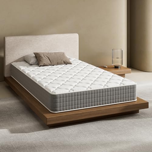 DEWINNER Matratze 90x200, Höhe 25 cm, Schaumstoffmatratze, perfekte Unterstützung, hohe Elastizität, Wendematratze, beidseitig verwendbar von DEWINNER