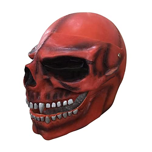 DEWU Geister Skelett Helme,Ghost Skull Helme Full Face - Motorrad-Enthusiasten müssen Geisterkopf-Wanddekoration für Erwachsene, Männer und Frauen von DEWU