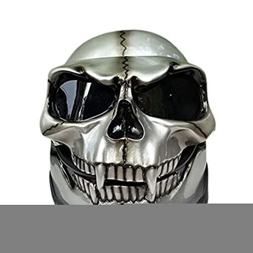 DEWU Geister Skelett Helme,Ghost Skull Helme Full Face | Skull Face Goggles Motorrad, antikes, einzigartiges und gruseliges Geister-Skelett-Helme-Geschenk von DEWU