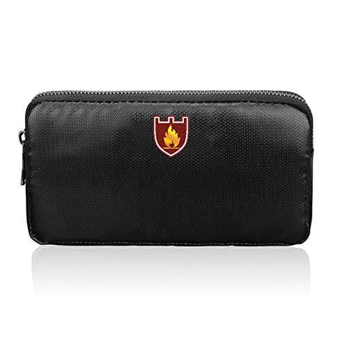 Kleine feuerfeste Tasche, Feuerfeste Tasche Dokumententasche Silikon beschichtetes Gewebe Fiberglas Sicher Wasserdicht Feuchtraum tragbar Dokument Tasche für A4 Dokumente Passport Bankdatei 20.511CM Kleine feuerfeste Tasche, Feuerfeste Tasche Dokumententasche Silikon beschichtetes Gewebe Fiberglas Sicher Wasserdicht Feuchtraum tragbar Dokument Tasche für A4 Dokumente Passport Bankdatei 20.511CM von DEWU