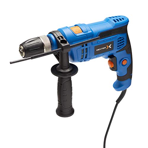 DEXTER - Schlagbohrer - Bohrmaschine - Handbohrmaschine - 900W - 48 000 SPM - 3000 RPM - Tiefenanschlag - Ø13 mm Auto-lock - Soft-Grip - max. Bohr Ø 34mm von DEXTER