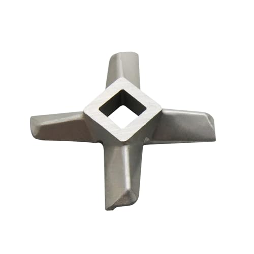 DEYIN 1 X Fleischwolfmesser Nr. 8, Fleischwolfklinge aus Edelstahl, Ersatz for MFW66020 67440 67450 67600 68600 68640 68660 68680 von DEYIN