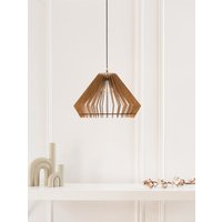 Dezaart Holz Pendelleuchte | Hängelampe Deckenleuchte Moderne Kronleuchter Mid Century Modern von DEZAART