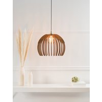 Handgefertigte Holz Pendelleuchte Warm Glow, Eco-Friendly Design, Moderne Eleganz Für Stilvolles Wohnen. Beleuchten Sie Mit Natürlicher Raffinesse von DEZAART