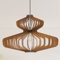 Holz Pendelleuchte | Lampe Kronleuchter Beleuchtung Deckenleuchte Dezaart Holzleuchter von DEZAART