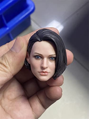 DEZARO 1/6 Scale Female Head Sculpt European Girl Jill Valentine Head Carved for 12 inches VC HT JO Action Figure Doll Collection von DEZARO
