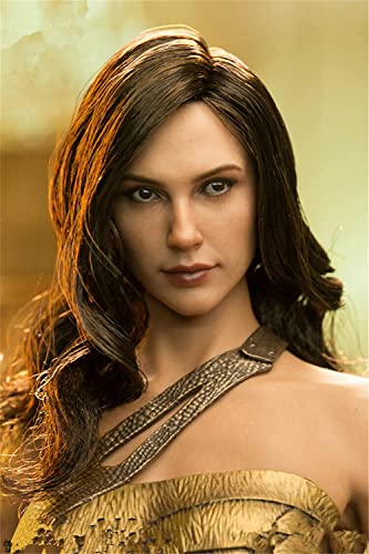 DEZARO 1/6 Scale Female Head Sculpt Gal Gadot European Beauty Head Carved for 12 inches VC HT JO Action Figure Doll Collection von DEZARO