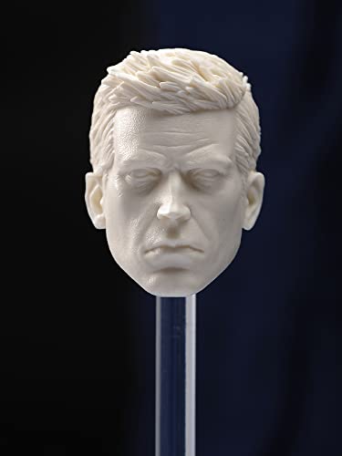 DEZARO 1/6 Scale Male Head Sculpt,Miniature People Figurines DIY Unpainted Head Carving Series Carved for 12 inches Soldier Action Figure Collection Doll (Bruce Wayne) von DEZARO