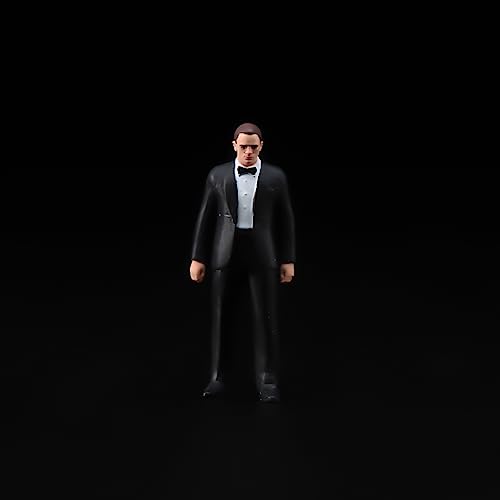 DEZARO 1:43 Scale Miniature Figurines Diorama James Bond Suit Action Figure Tiny People Scene Props Figures Model Color Painting for Cars Vehicles Display DEZARO 1:43 Scale Miniature Figurines Diorama James Bond Suit Action Figure Tiny People Scene Props Figures Model Color Painting for Cars Vehicles Display von DEZARO