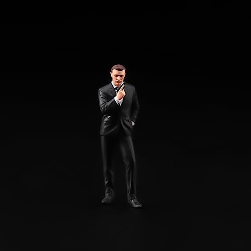 DEZARO 1:43 Scale Miniature Figurines Diorama Pistol James Bond Action Figure Tiny People Scene Props Figures Model Color Painting for Cars Vehicles Display DEZARO 1:43 Scale Miniature Figurines Diorama Pistol James Bond Action Figure Tiny People Scene Props Figures Model Color Painting for Cars Vehicles Display von DEZARO