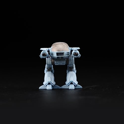 DEZARO 1:43 Scale Miniatures Figurine Hand Painted Tiny People Resin Diorama Figures Action Figure Scene Props for Cars Vehicles (ED-209 Robocop) von DEZARO