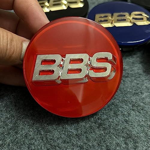 DEZARO 4 Stück Nabendeckel Radnabendeckel für BBS 56MM 60MM 65MM 68MM 70MM Wasserdicht Staubdicht Dekoration Zubehör,A-65MM von DEZARO