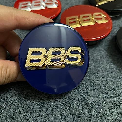 DEZARO 4 Stück Nabendeckel Radnabendeckel für BBS 56MM 60MM 65MM 68MM 70MM Wasserdicht Staubdicht Dekoration Zubehör,B-70MM von DEZARO