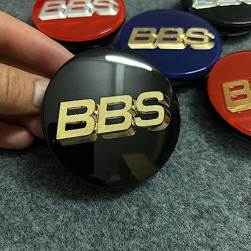 DEZARO 4 Stück Nabendeckel Radnabendeckel für BBS 56MM 60MM 65MM 68MM 70MM Wasserdicht Staubdicht Dekoration Zubehör,C-70MM von DEZARO