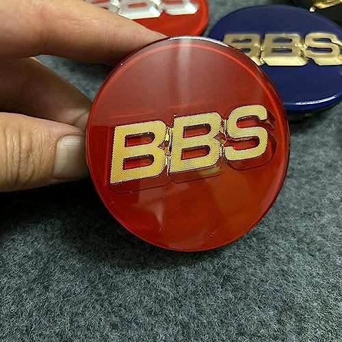 DEZARO 4 Stück Nabendeckel Radnabendeckel für BBS 56MM 60MM 65MM 68MM 70MM Wasserdicht Staubdicht Dekoration Zubehör,D-68MM von DEZARO