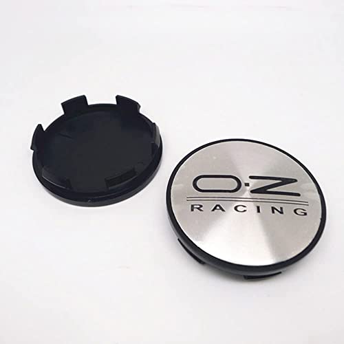 DEZARO 4 Stück Nabendeckel Radnabendeckel für OZ Racing 59mm 65mm Wasserdicht Staubdicht Dekoration Zubehör,B-59mm von DEZARO
