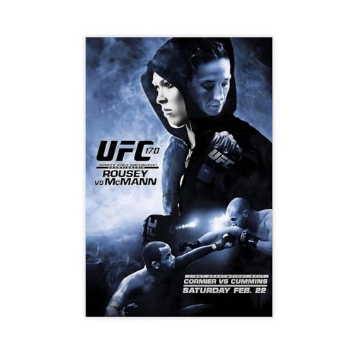 DEZARO Boxing-UFC 170 Roda Rousey vs. Sara McMann Kampf-Poster auf Leinwand, Schlafzimmer, Dekoration, Sport, Landschaft, Büro, Raumdekoration, Geschenk, ungerahmt, 60 x 90 cm DEZARO Boxing-UFC 170 Roda Rousey vs. Sara McMann Kampf-Poster auf Leinwand, Schlafzimmer, Dekoration, Sport, Landschaft, Büro, Raumdekoration, Geschenk, ungerahmt, 60 x 90 cm von DEZARO