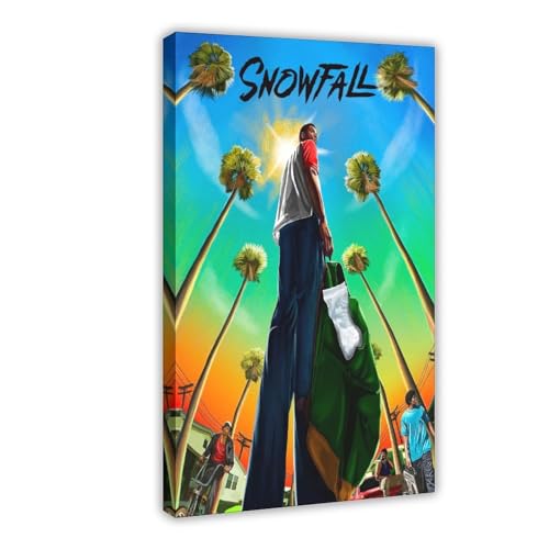 DEZARO Filmposter "Schneefall", Leinwand, Poster, Schlafzimmer, Dekoration, Sport, Landschaft, Büro, Raumdekoration, Geschenk, Rahmen-Stil, 20 x 30 cm DEZARO Filmposter "Schneefall", Leinwand, Poster, Schlafzimmer, Dekoration, Sport, Landschaft, Büro, Raumdekoration, Geschenk, Rahmen-Stil, 20 x 30 cm von DEZARO
