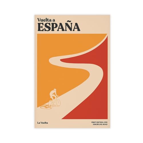 DEZARO Grand Tour De France Poster auf Leinwand, Schlafzimmer, Dekoration, Sport, Landschaft, Büro, Raumdekoration, Geschenk, ungerahmt, 40 x 60 cm DEZARO Grand Tour De France Poster auf Leinwand, Schlafzimmer, Dekoration, Sport, Landschaft, Büro, Raumdekoration, Geschenk, ungerahmt, 40 x 60 cm von DEZARO