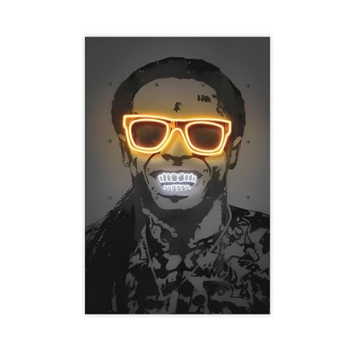 DEZARO Lil Wayne Hip Hop Poster Leinwand Poster Schlafzimmer Dekor Sport Landschaft Büro Zimmer Dekor Geschenk ungerahmt 30 x 45 cm von DEZARO