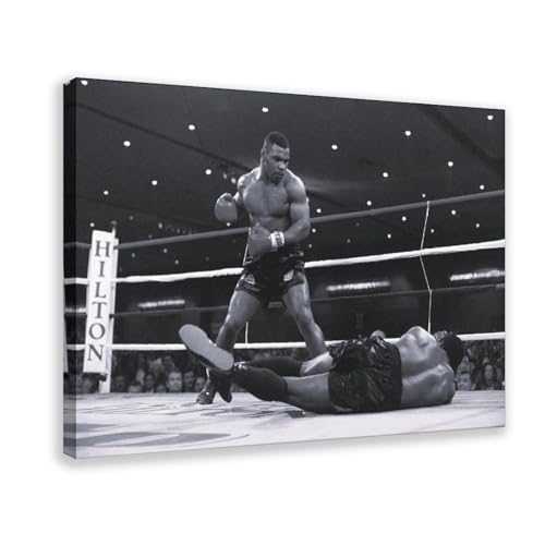 DEZARO Mike Tyson – Boxer Poster Leinwand Poster Schlafzimmer Dekor Sport Landschaft Büro Zimmer Dekor Geschenk Rahmenstil 20 x 30 cm von DEZARO