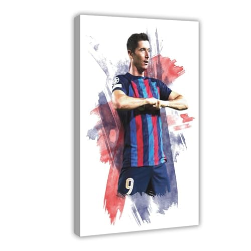 DEZARO Robert Lewandowski – Fußballspieler-Poster, Leinwand-Poster, Wandkunst, Dekordruck, Bild, Gemälde für Wohnzimmer, Schlafzimmer, Dekoration, Rahmen-Stil, 30 x 45 cm DEZARO Robert Lewandowski – Fußballspieler-Poster, Leinwand-Poster, Wandkunst, Dekordruck, Bild, Gemälde für Wohnzimmer, Schlafzimmer, Dekoration, Rahmen-Stil, 30 x 45 cm von DEZARO