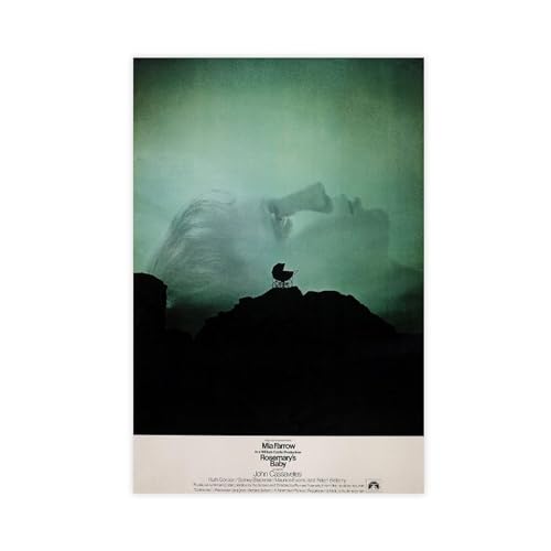 DEZARO Rosemary's Baby – Filmposter auf Leinwand, Poster, Wandkunst, Dekor, Bild, Gemälde für Wohnzimmer, Schlafzimmer, Dekoration, ungerahmt, 30 x 45 cm von DEZARO